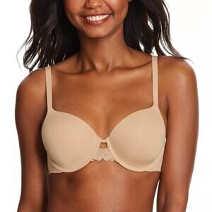 NEW Maidenform 34C One Fab Fit Bra Beige Underwire Neutral TShirt Bra